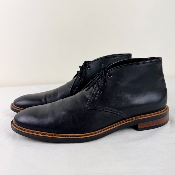 Gordon Rush Black Leather Chukka Boots main image 10